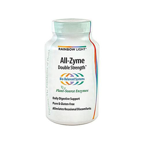 Rainbow Light All-zyme Double Strength - 60 + 30 Free Vegetarian Capsules