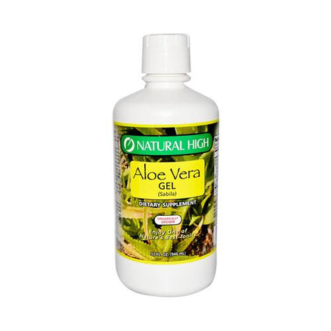 Natural High Aloe Vera Gel - Case Of 12 - 32 Oz