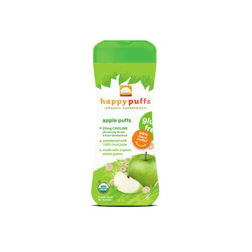 Happy Baby Organic Puffs Apple - 2.1 Oz - Case Of 6