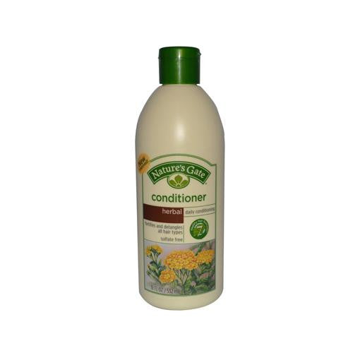 Nature's Gate Herbal Daily Conditioner - 18 Fl Oz - Case Of 12