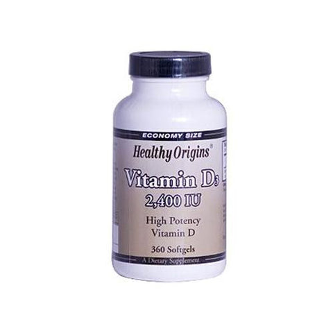 Healthy Origins Vitamin D3 - 2400 Iu - 360 Softgels