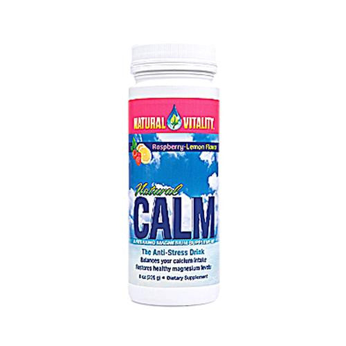 Natural Vitality Natural Magnesium Calm Raspberry-lemon - 8 Oz