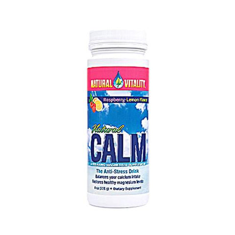 Natural Vitality Natural Magnesium Calm Raspberry-lemon - 8 Oz