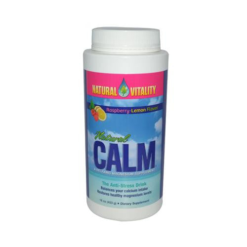 Natural Vitality Natural Calm Raspberry Lemon - 16 Oz