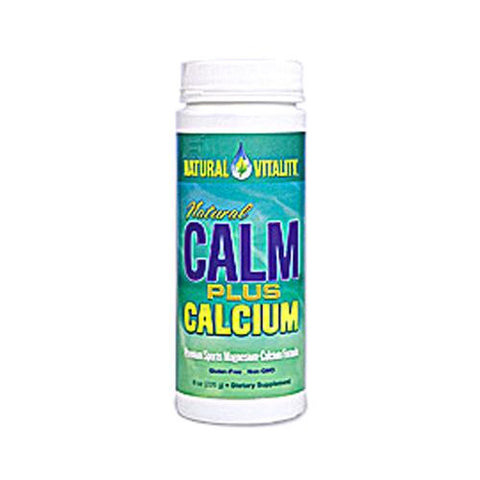 Natural Vitality Natural Magnesium Calm Plus Calcium - 8 Oz