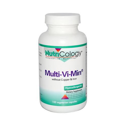 Nutricology Multi-vi-min Without Copper And Iron - 150 Vegetarian Capsules