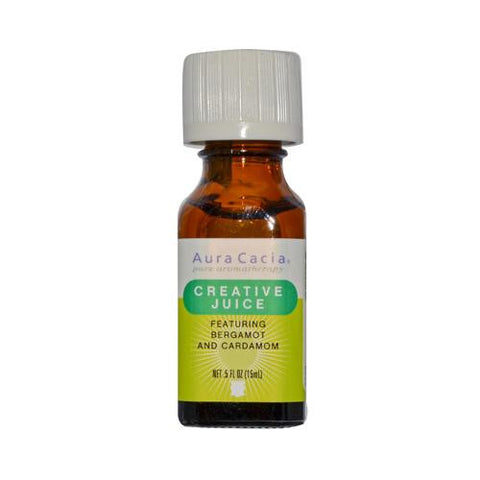 Aura Cacia Essential Solutions Oil Creative Juice - 0.5 Fl Oz