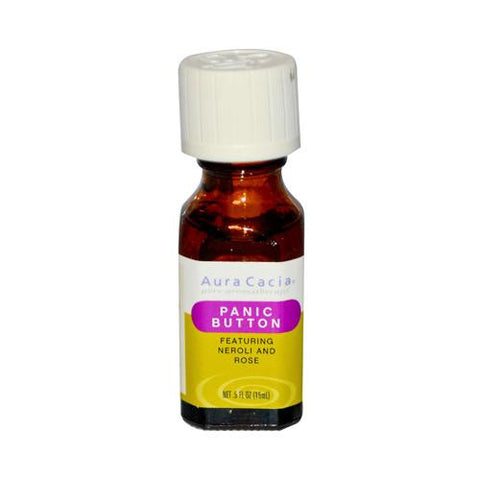 Aura Cacia Essential Solutions Oil Panic Button - 0.5 Fl Oz