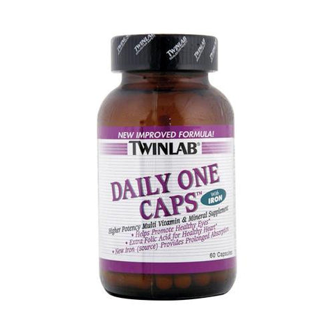 Twinlab Daily One Caps With Iron - 60 Capsules