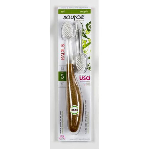 Radius Source Toothbrush With Replacement Head - Soft - Case Of 6