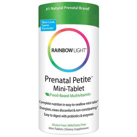 Rainbow Light Prenatal Multivitamin - Petite Mini Tab - 90 Tablets