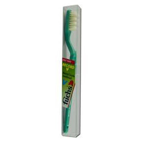 Fuchs Record V Natural Hard Toothbrush - 1 Toothbrush - Case Of 10