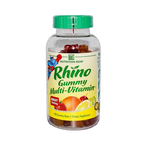 Nutrition Now Rhino Gummy Multi-vitamin - 190 Gummy Bears