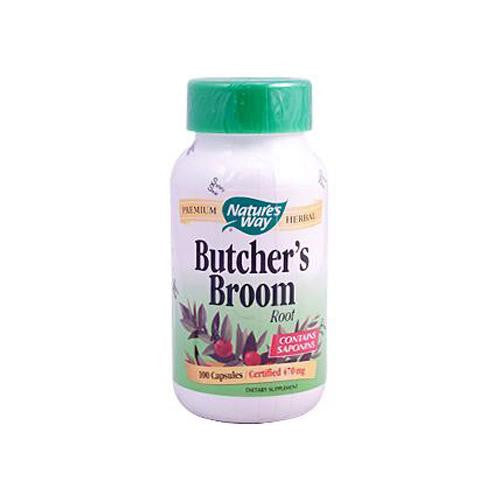 Nature's Way Butchers Broom Root - 100 Capsules