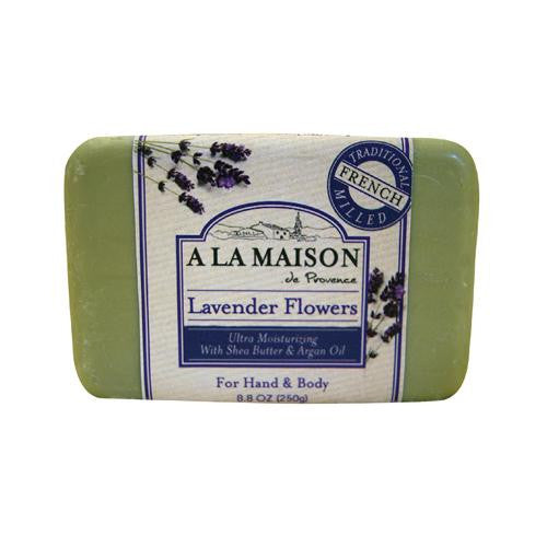 A La Maison Bar Soap Lavender Flowers - 8.8 Oz