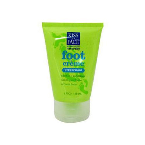 Kiss My Face Foot Creme Peppermint - 4 Oz