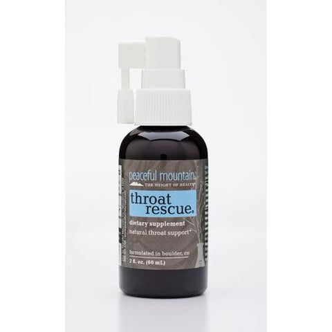 Peaceful Mountain Throat Rescue Spray - 2 Fl Oz