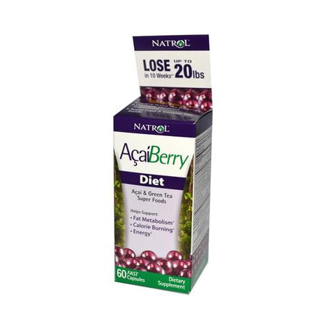 Natrol Acaiberry Diet - 60 Capsules