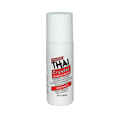 Thai Deodorant Stone Thai Crystal Deodorant Mist Roll-on - 3 Oz