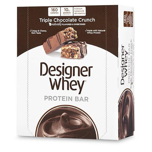 Designer Whey Protein Bars Triple Chocolate Crunch - 12 Bars