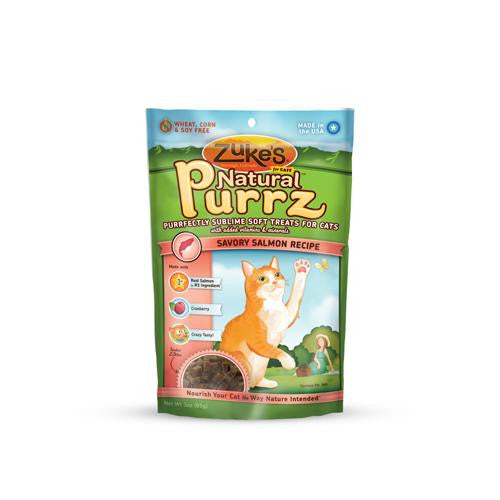 Zuke's Natural Purrz Cat Treats Salmon - 3 Oz