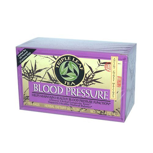 Triple Leaf Tea Blood Pressure - 20 Tea Bags - Case Of 6