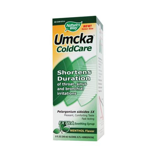 Nature's Way Umcka Coldcare Syrup Menthol - 8 Fl Oz