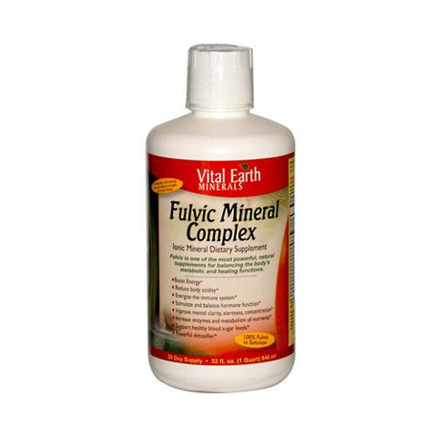 Vital Earth Minerals Fulvic Mineral Complex - 32 Fl Oz