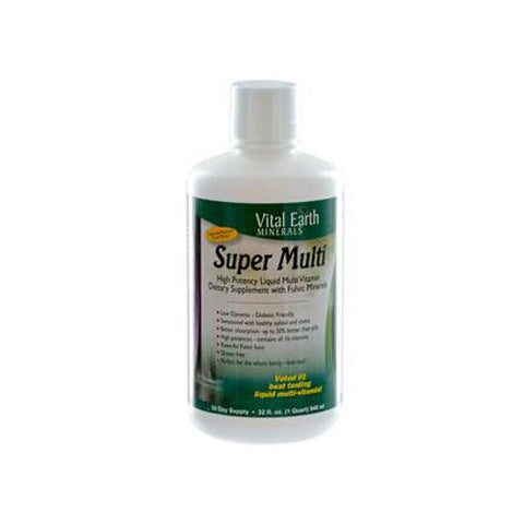 Vital Earth Minerals Super Multi Passion Fruit - 32 Fl Oz