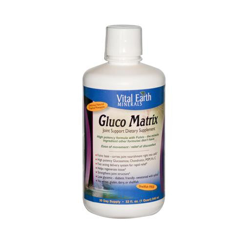 Vital Earth Minerals Gluco Matrix - 32 Fl Oz