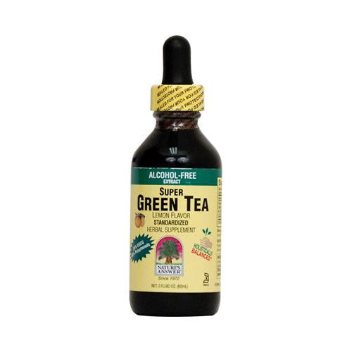 Nature's Answer Alcohol Free Super Green Tea With Lemon - 2 Oz