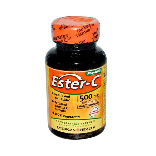 American Health Ester-c With Citrus Bioflavonoids - 500 Mg - 60 Vegetarian Capsules