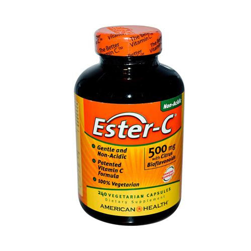 American Health Ester-c With Citrus Bioflavonoids - 500 Mg - 240 Vegetarian Capsules