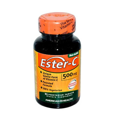 American Health Ester-c - 500 Mg - 90 Vegetarian Tablets