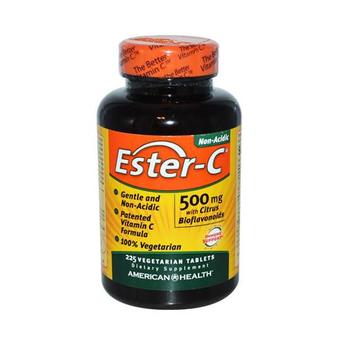 American Health Ester-c With Citrus Bioflavonoids - 500 Mg - 225 Vegetarian Tablets