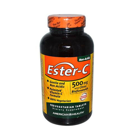 American Health Ester-c With Citrus Bioflavonoids - 500 Mg - 450 Vegetarian Tablets