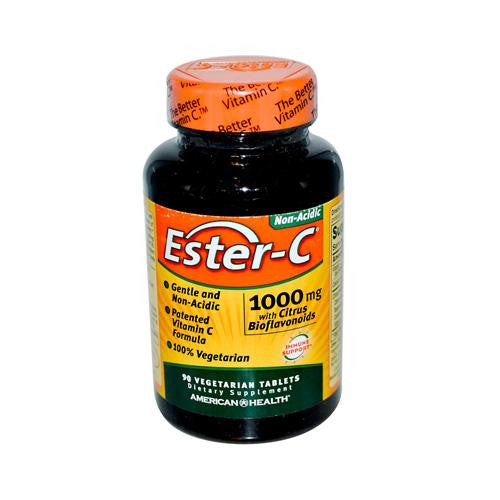 American Health Ester-c With Citrus Bioflavonoids - 1000 Mg - 90 Vegetarian Tablets