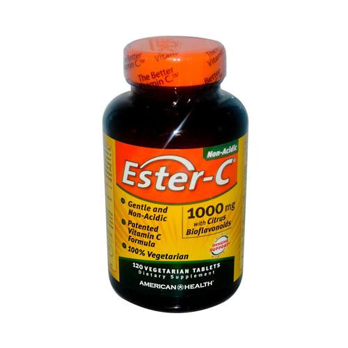 American Health Ester-c With Citrus Bioflavonoids - 1000 Mg - 120 Vegetarian Tablets