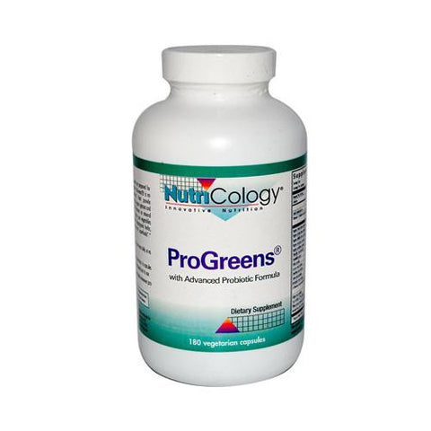 Nutricology Progreens With Advanced Probiotics Formula - 180 Capsules