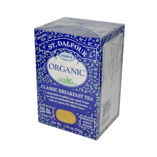 St Dalfour Organic Tea Classic Breakfast - 25 Tea Bags - Case Of 6