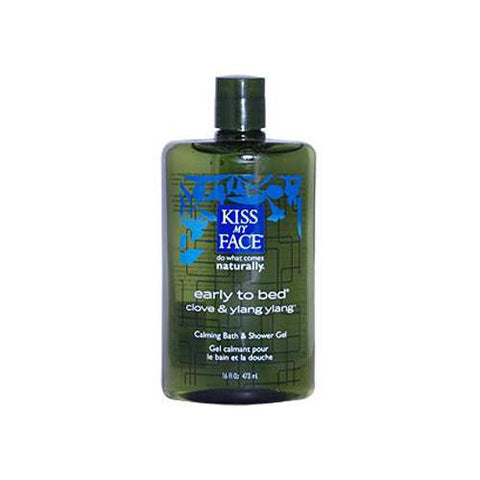 Kiss My Face Bath And Shower Gel Early To Bed Clove And Ylang Ylang - 16 Fl Oz