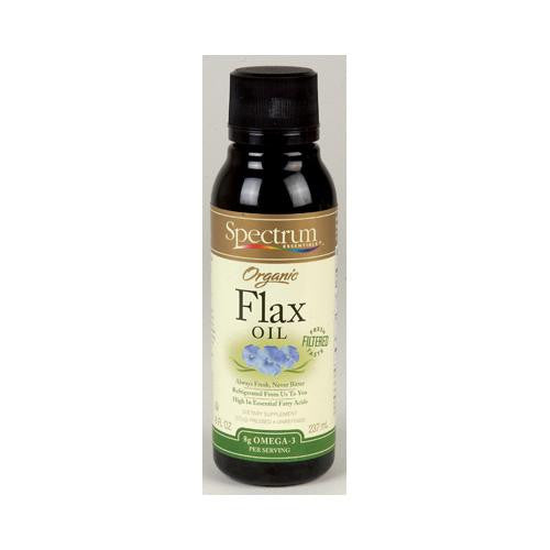 Spectrum Essentials Organic Flax Oil - Case Of 12 - 8 Oz