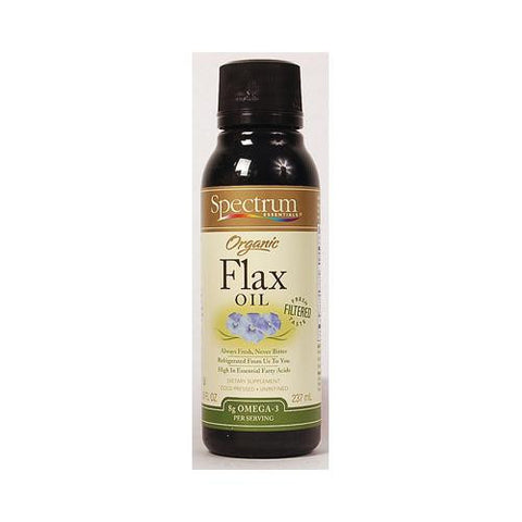 Spectrum Essentials Organic Flax Oil - 8 Oz