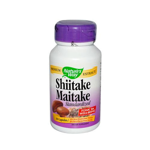 Nature's Way Shiitake And Maitake Standardized - 60 Capsules