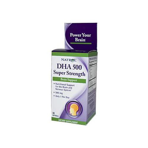 Natrol Dha 500 Super Strength - 500 Mg - 30 Softgels