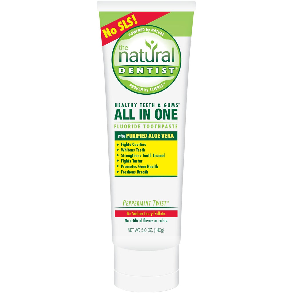 Natural Dentist Anti-cavity Toothpaste Original Peppermint Twist - 5 Oz