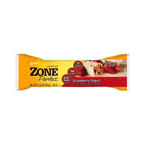 Zone Nutrition Bar - Strawberry Yogurt - Case Of 12 - 1.76 Oz