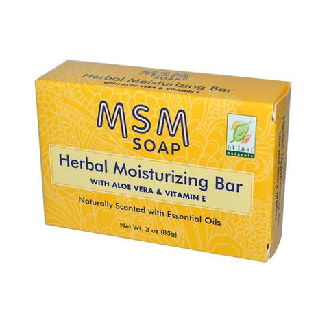 At Last Naturals Born Again Msm Herbal Moisturizing Soap - 3 Oz Bar