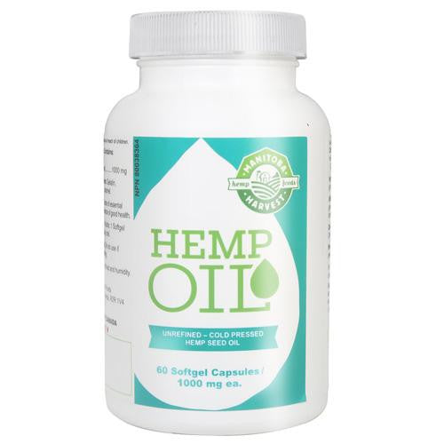 Manitoba Harvest Hemp Seed Oil Capsules - 60 Capsules