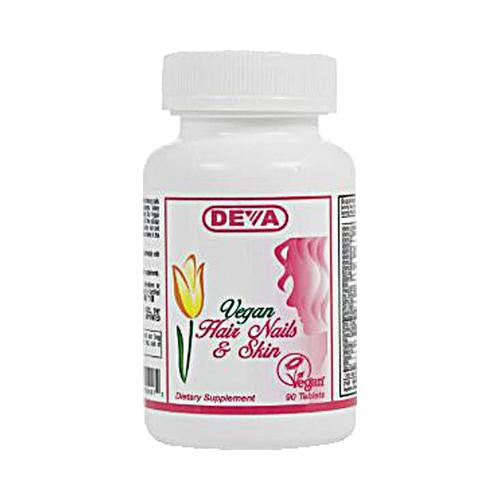 Deva Vegan Hair Nails And Skin - 90 Tablets